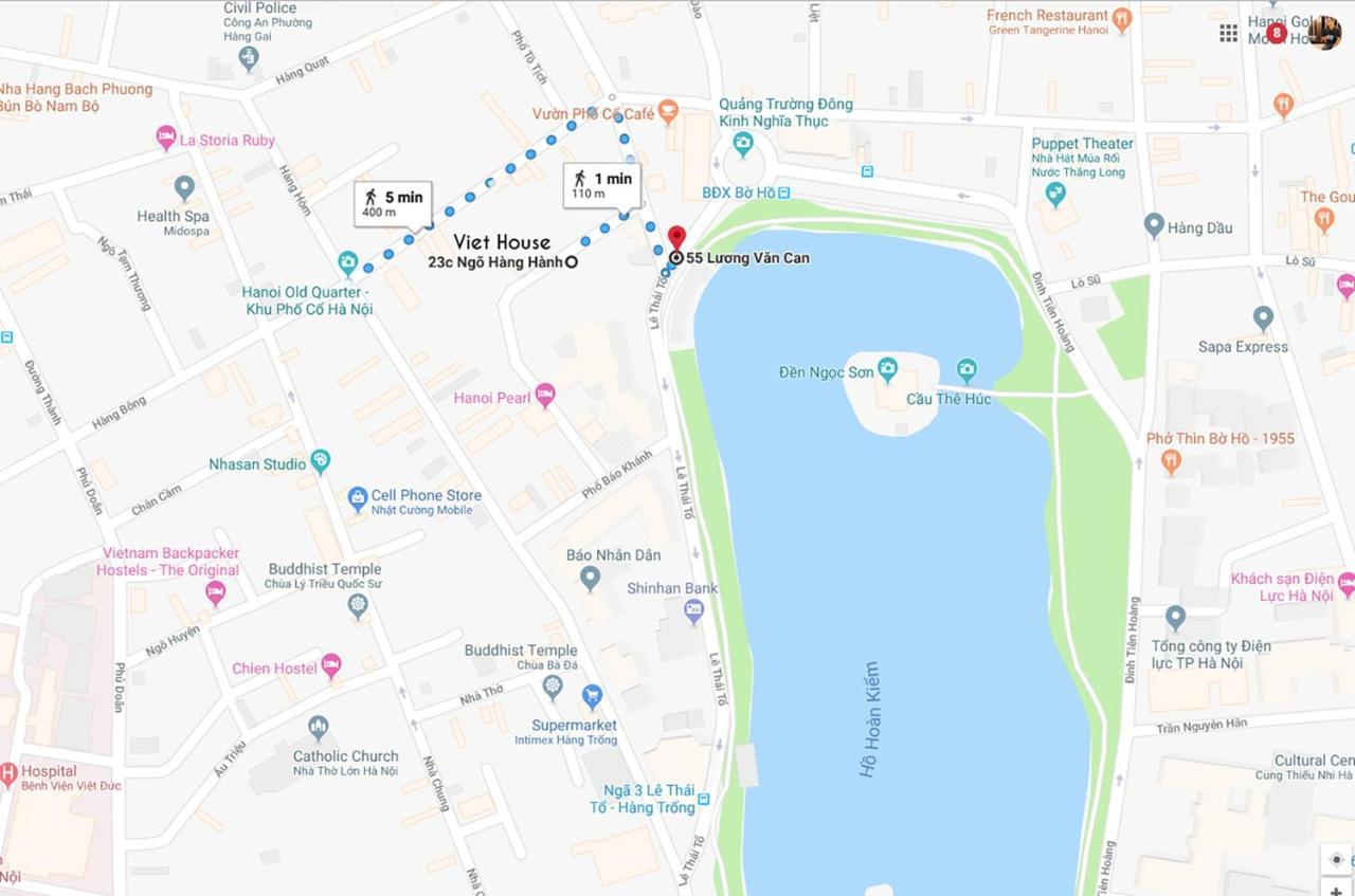 Viethome-Doorstep To Hoan Kiem Lake Hanoj Exteriér fotografie